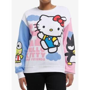 Sanrio Hello Kitty Sweatshirt NWOT Super Cute Keroppi Badtz Maru
